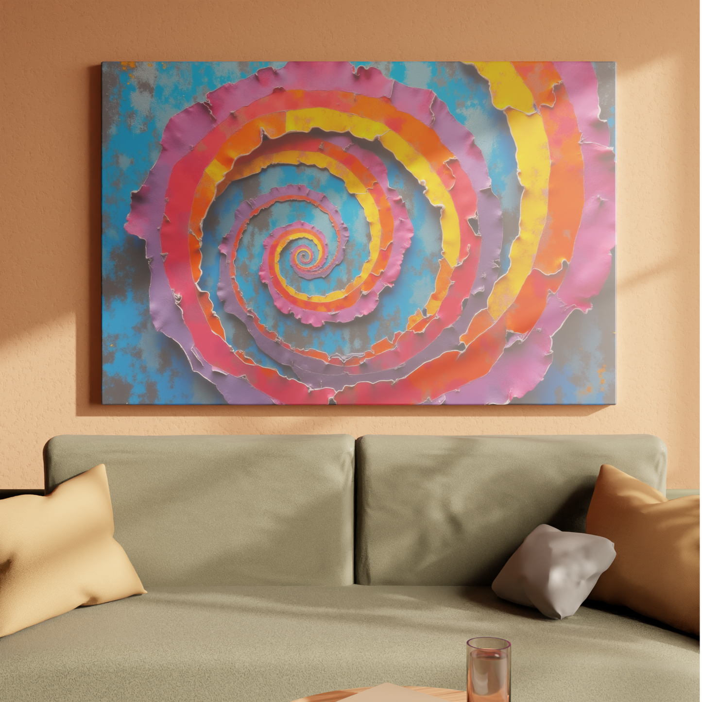 Vibrant Spiral Whirl