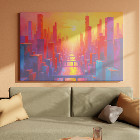 Sunset Over Metropolis