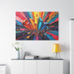 Explosive Spectrum: A Burst of Colorful Shapes