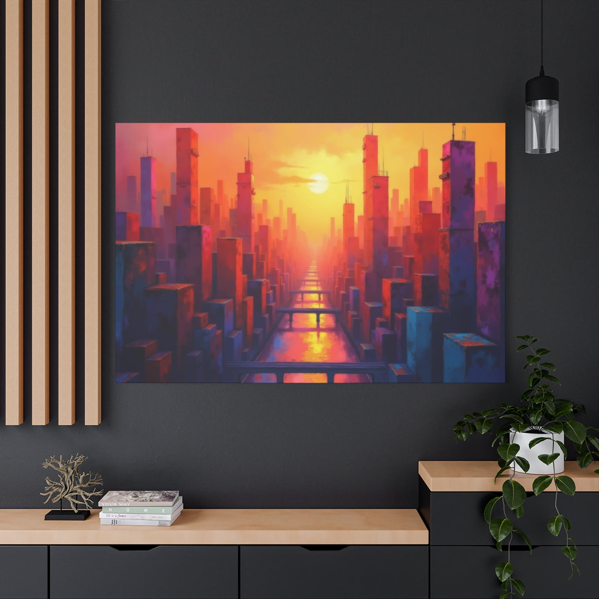 Sunset Over Metropolis