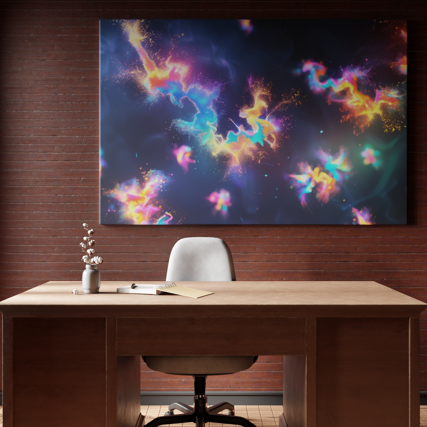 Neon Dreams of the Cosmos