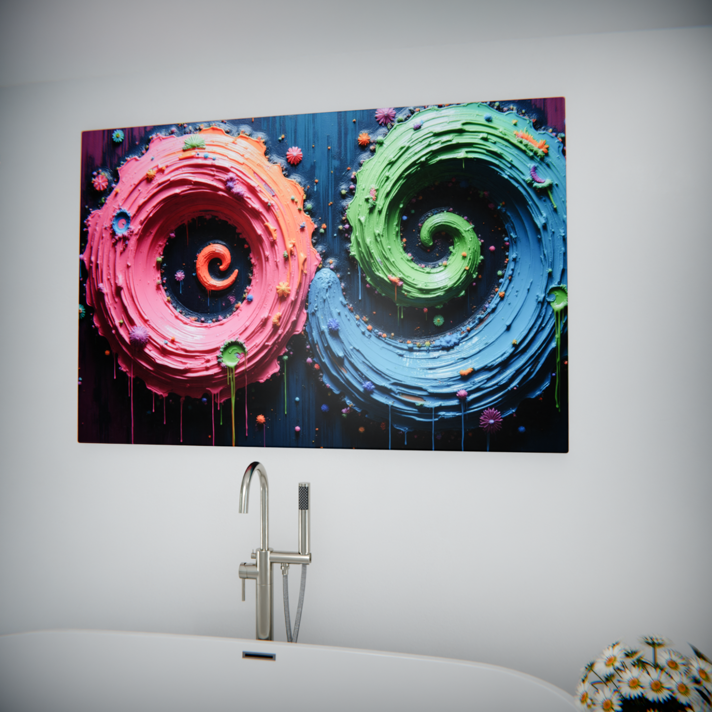 Vibrant Fusion of Colors