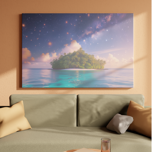 Cosmic Island Dreamscape