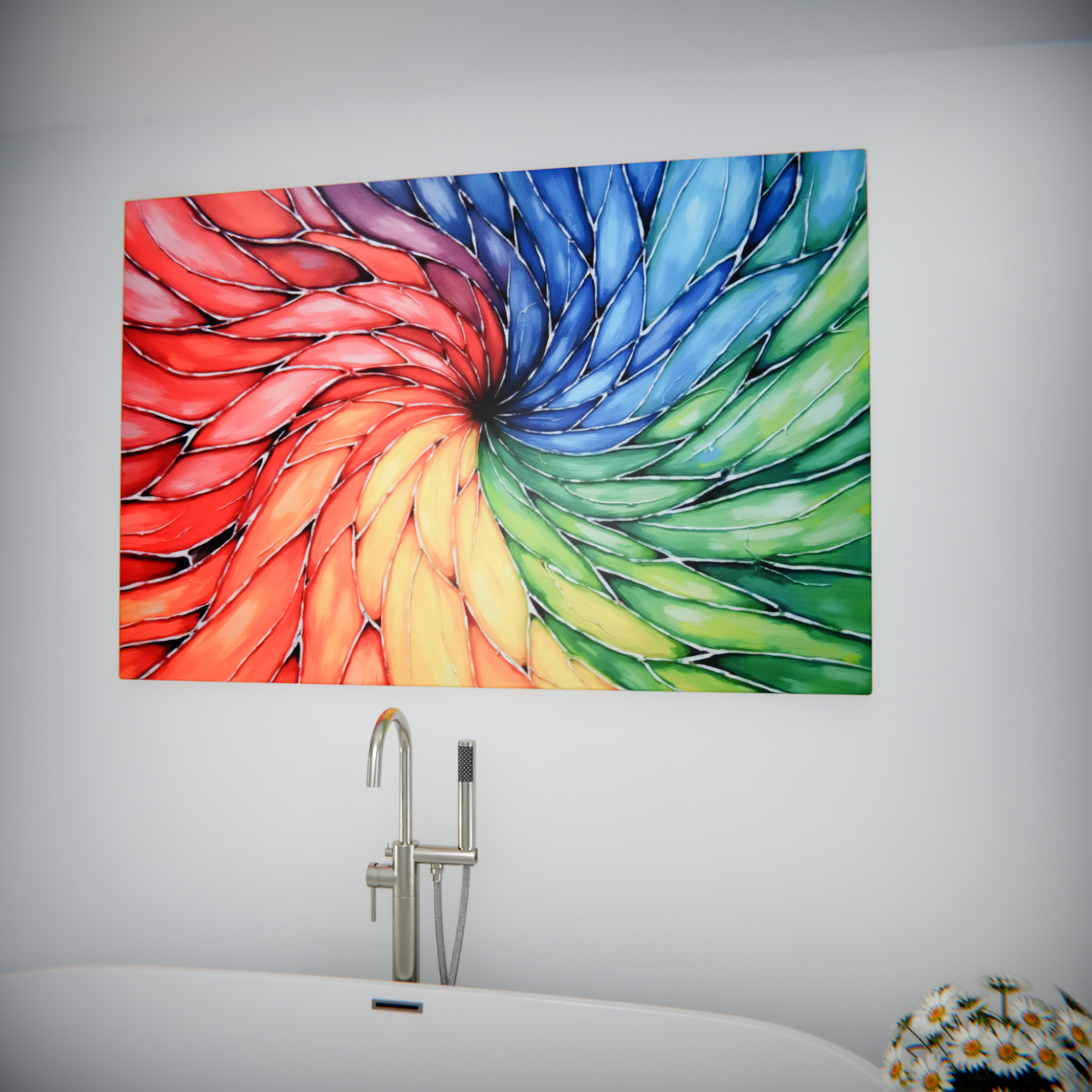 Vibrant Spiral Dance