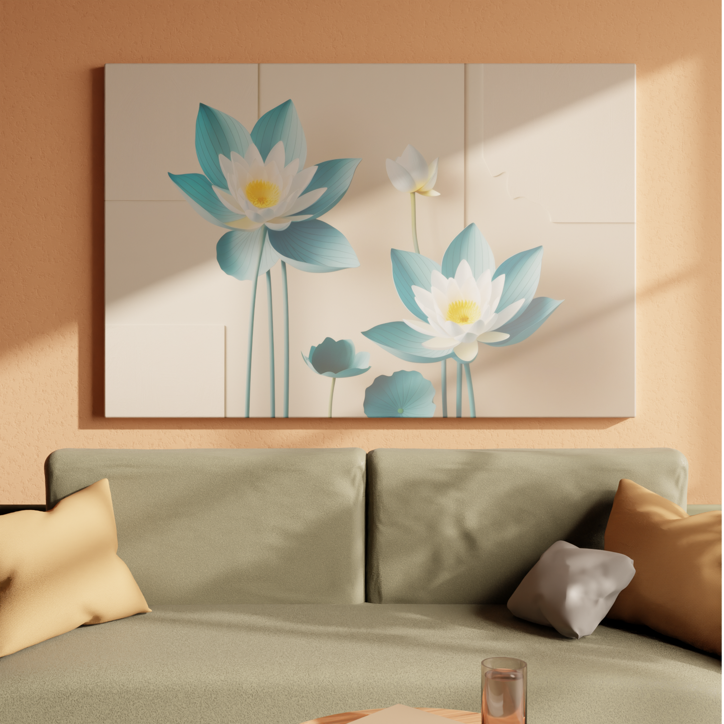 Tranquil Lotus Blooms