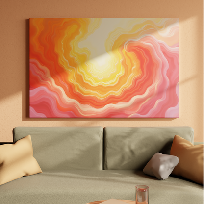 Radiant Sunset Waves
