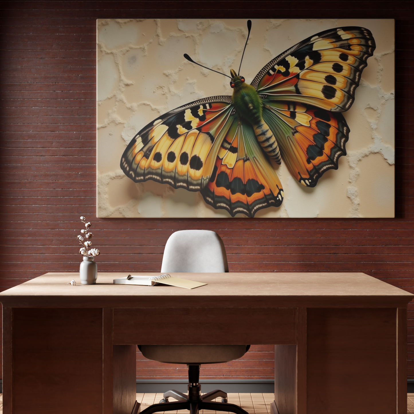 Vibrancy of the Painted Butterfly