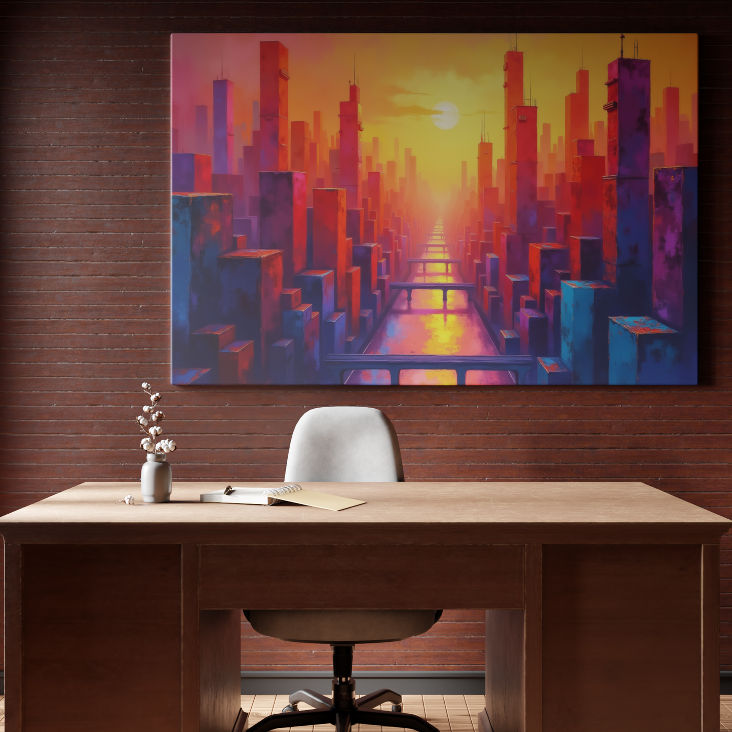 Sunset Over Metropolis