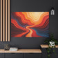 Flow of Fiery Hues