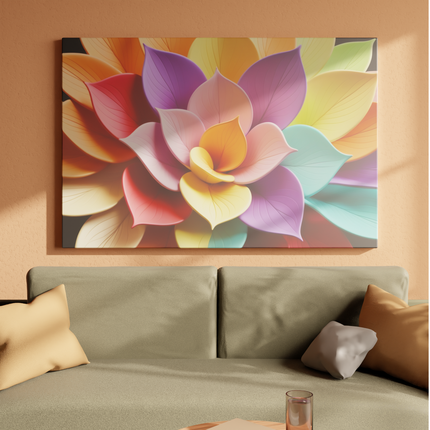 Flutter of Colorful Petals