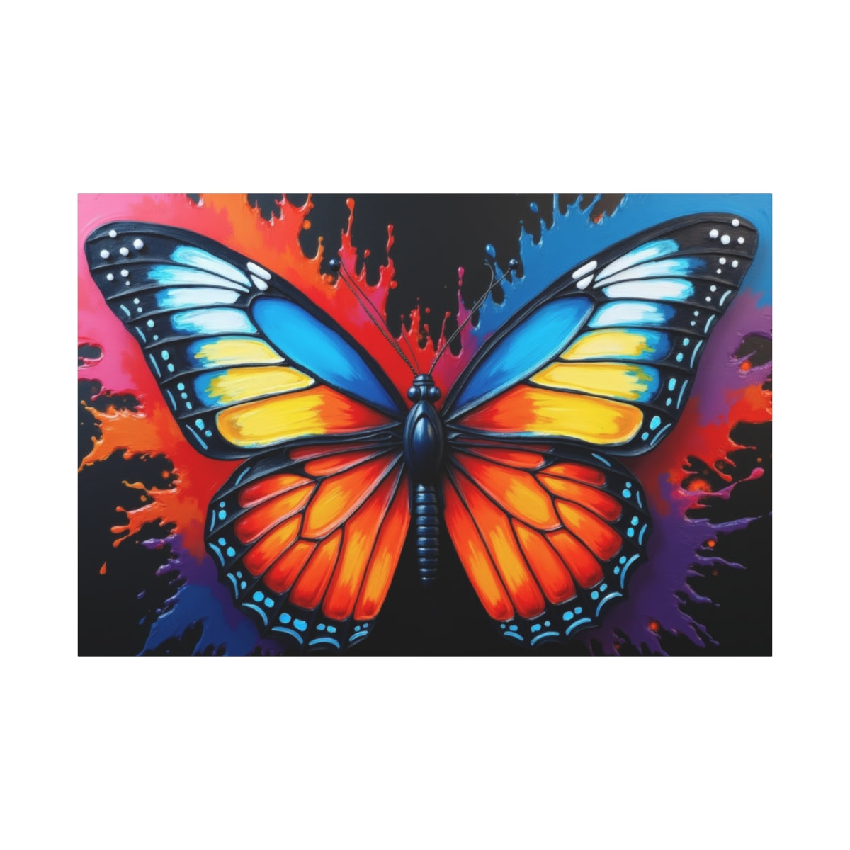 Vibrant Butterfly Explosion
