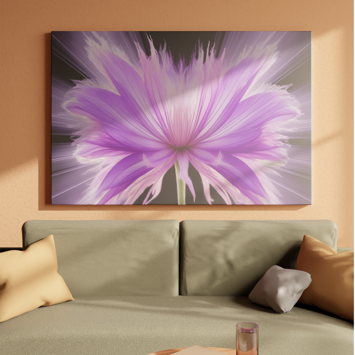 Radiant Blossom Exploding