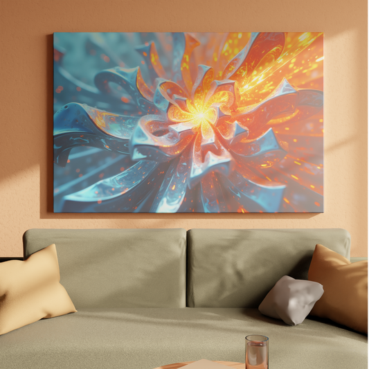 Fiery Metallic Blossom