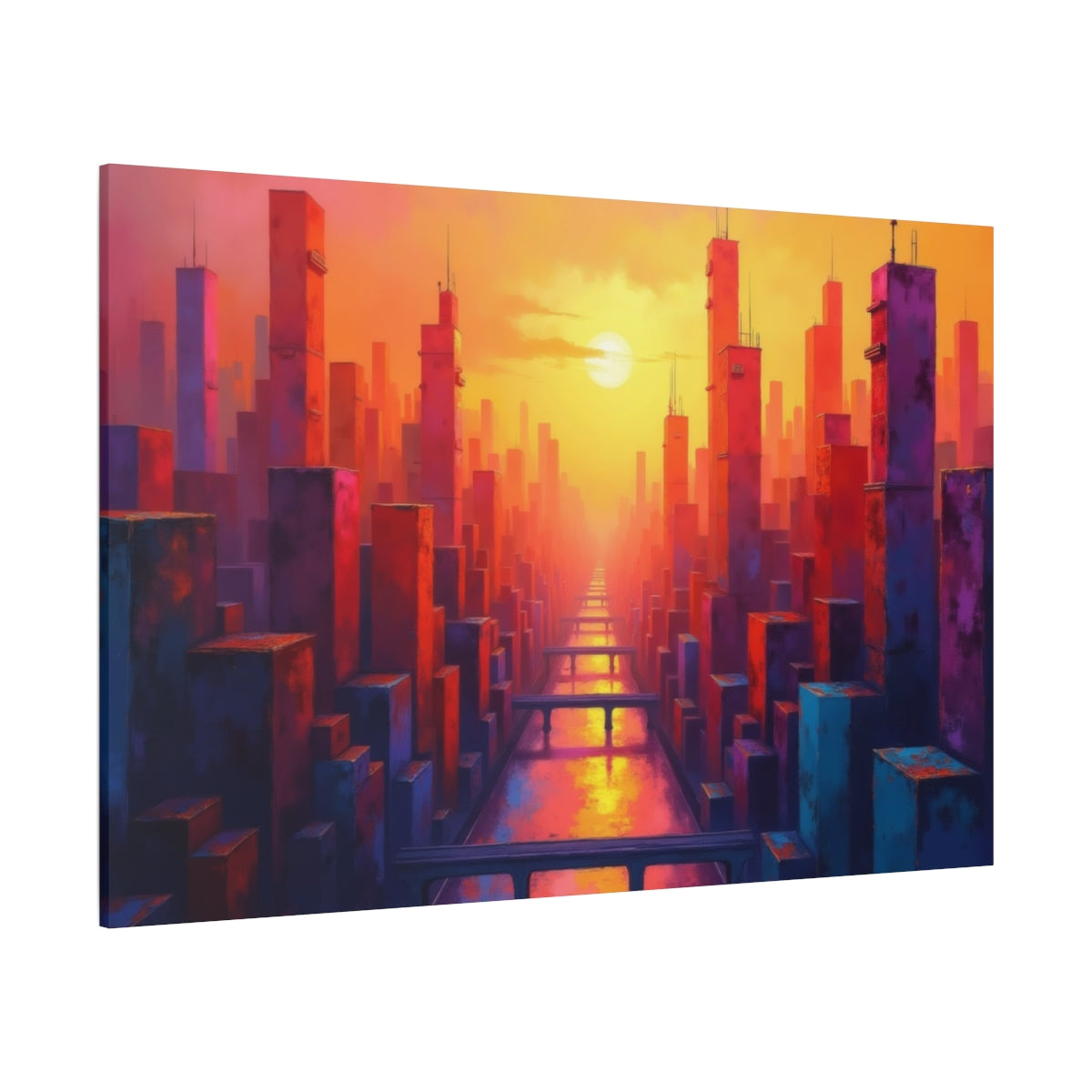 Sunset Over Metropolis