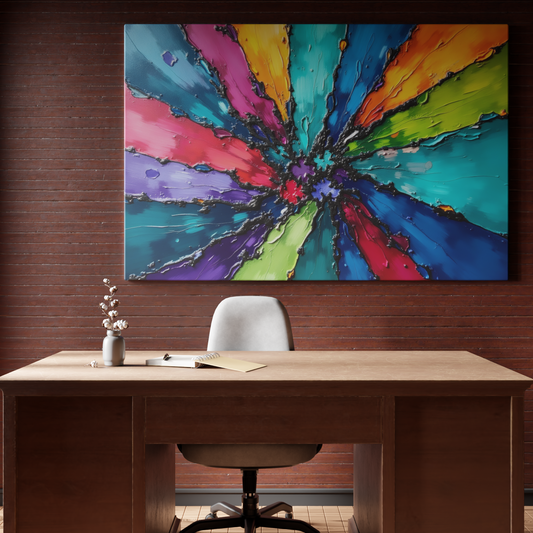 Explosion of Vibrant Colors