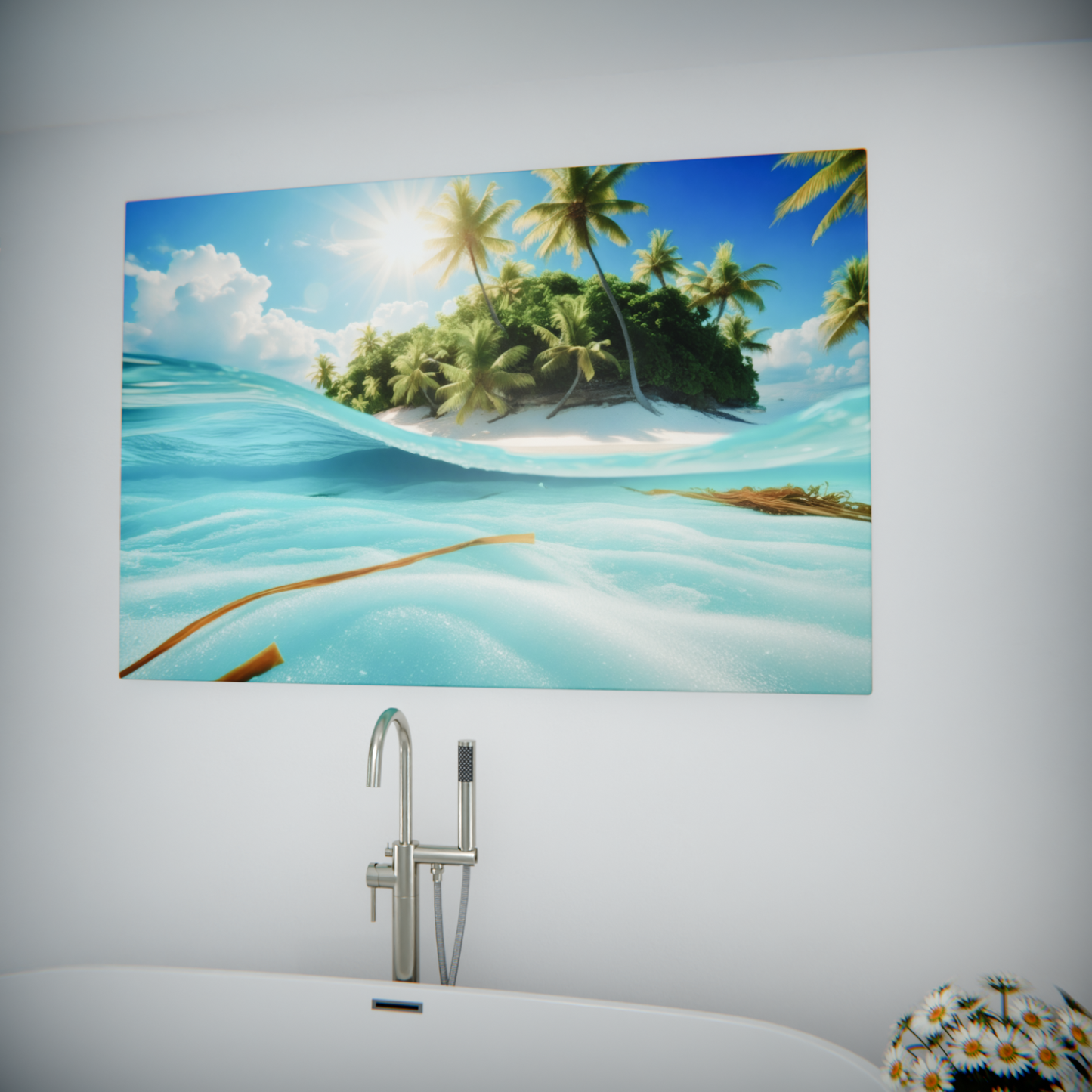 Island Serenity: Above and Below