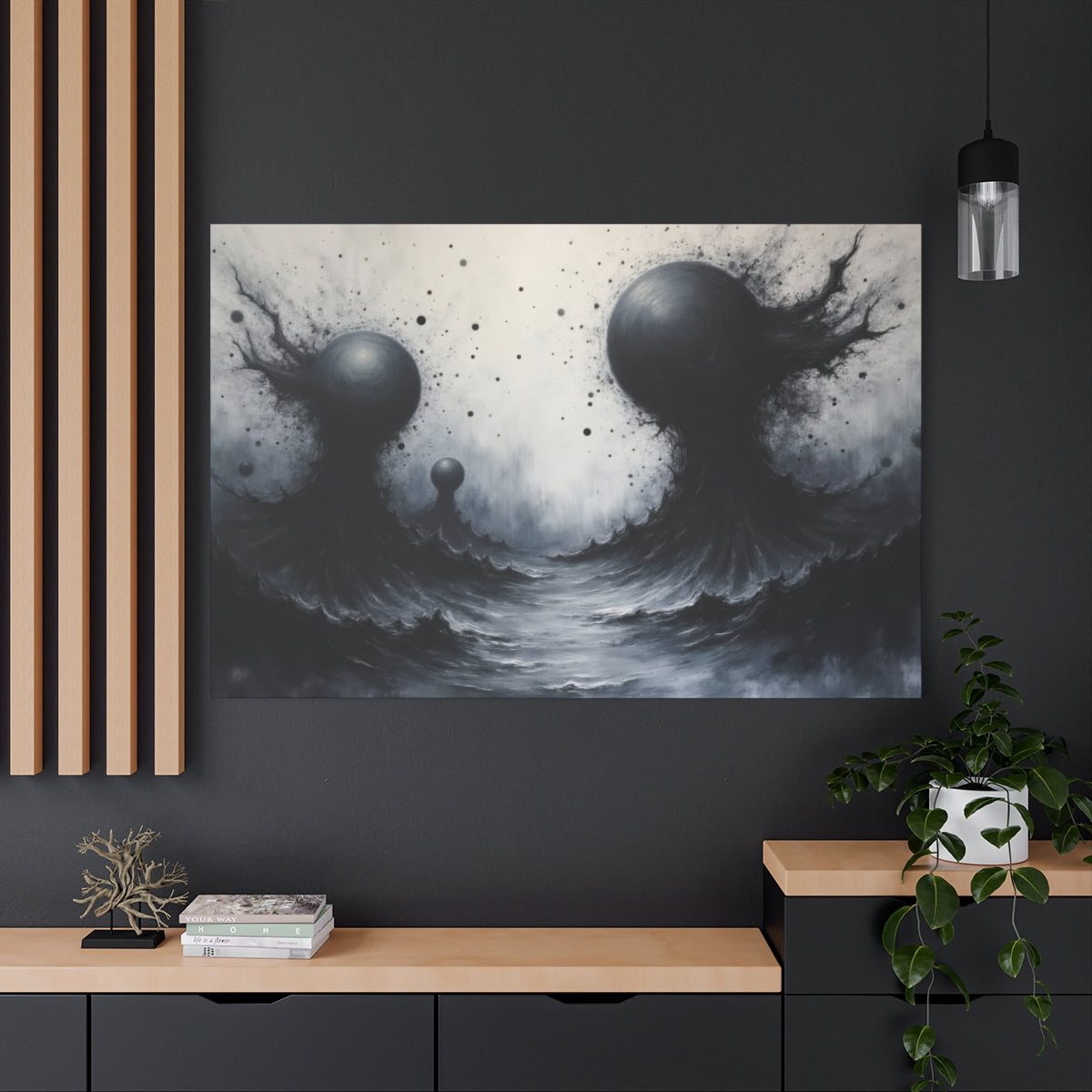 Cosmic Tides in Monochrome