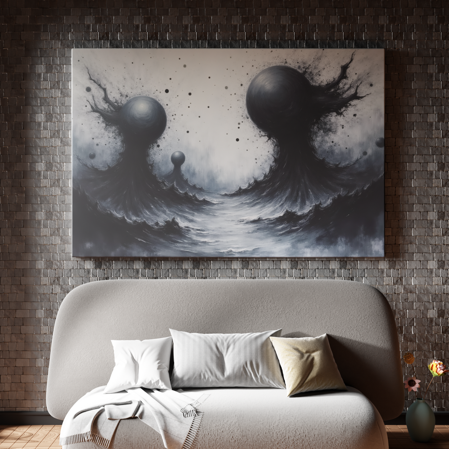Cosmic Tides in Monochrome