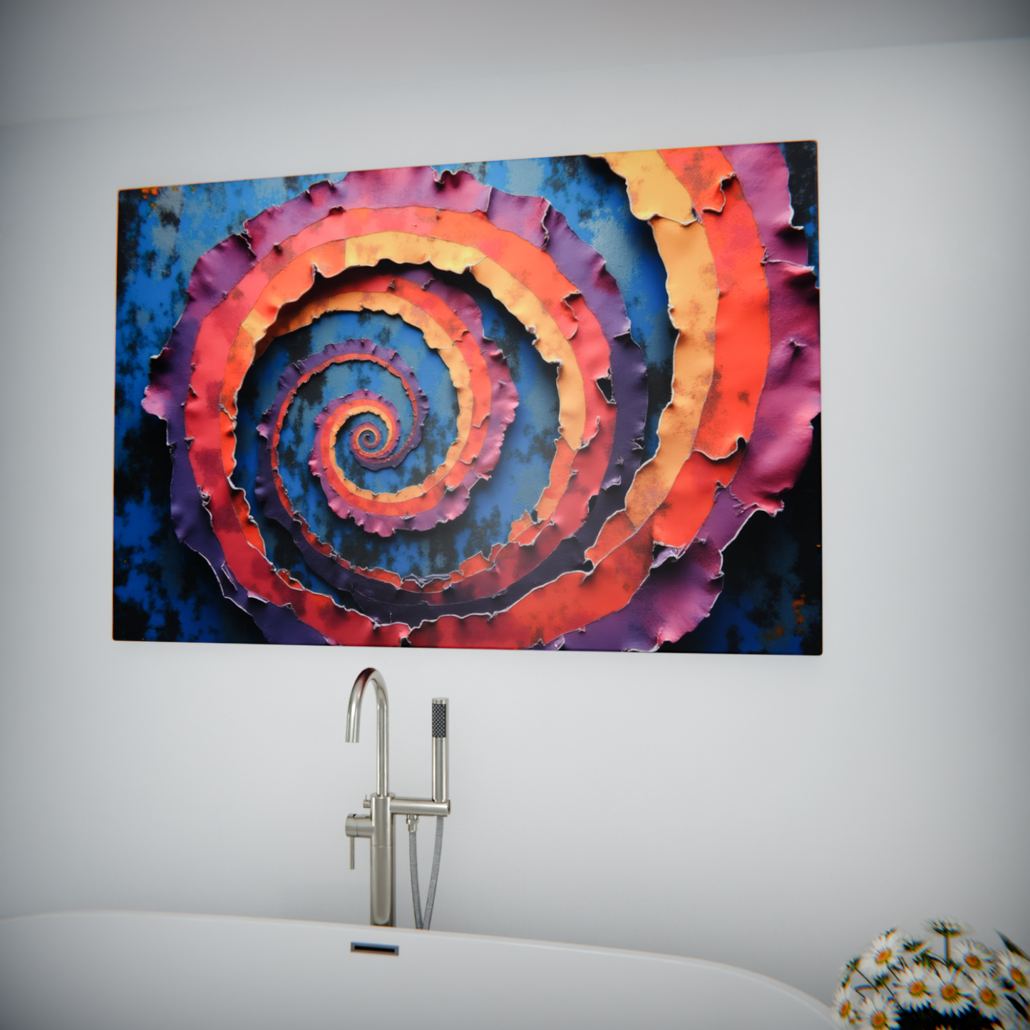 Vibrant Spiral Whirl