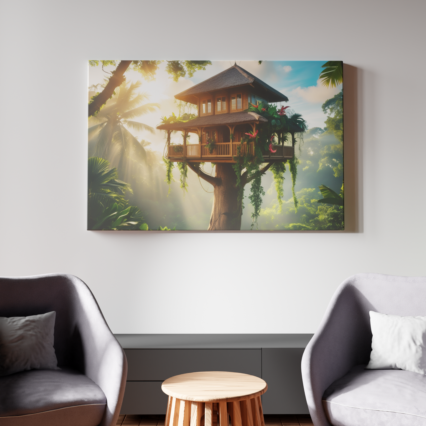 Sunlit Jungle Retreat