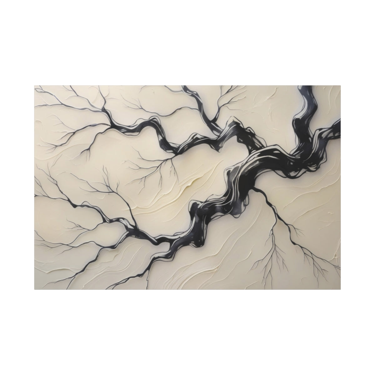 Ethereal Branches in Monochrome