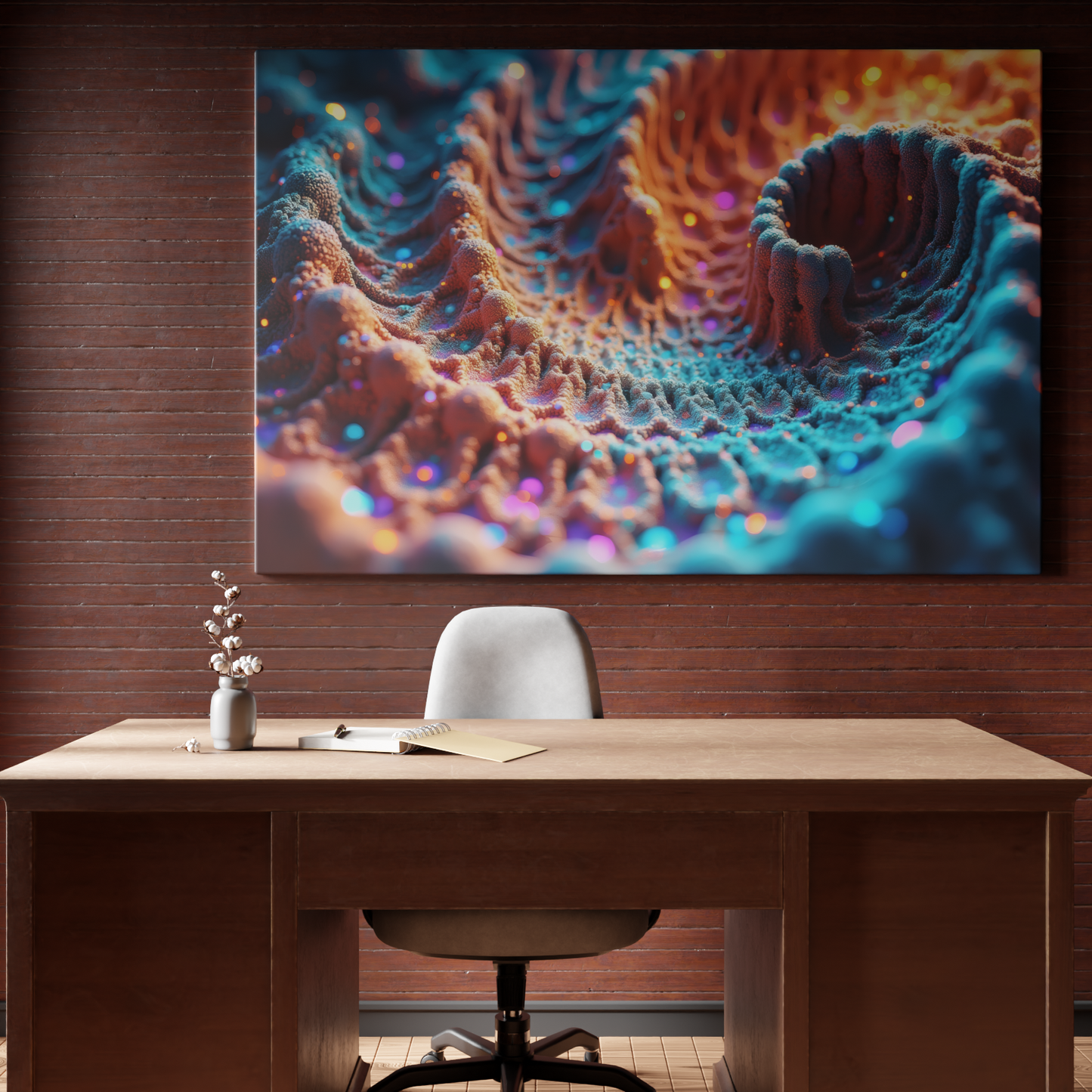 Cosmic Coral Dreamscape