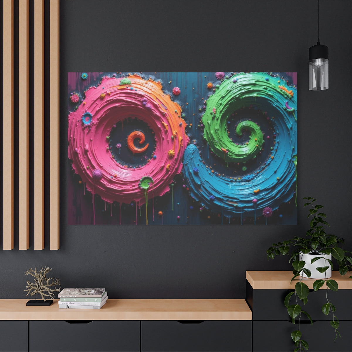 Vibrant Fusion of Colors
