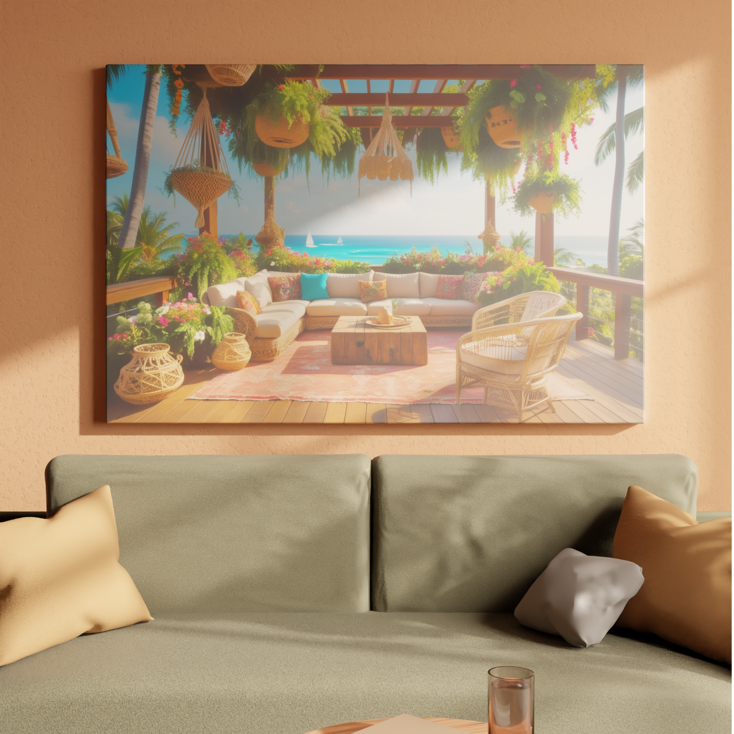 Tropical Oasis Retreat on a Beachfront