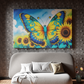 Butterfly Bliss Among Sunflowers