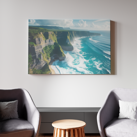 Majestic Cliffs and Ocean Symphony
