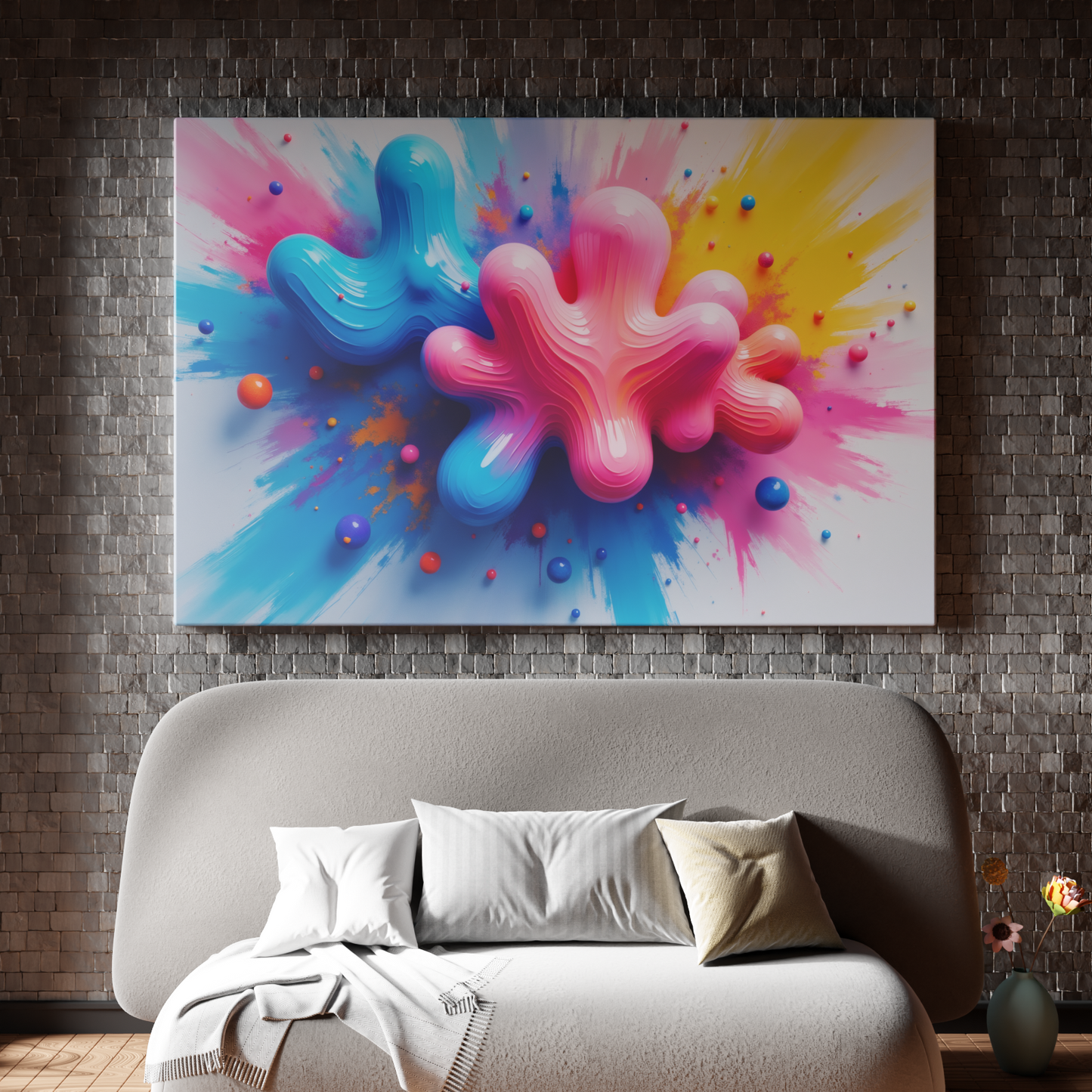 Burst of Colorful Energy