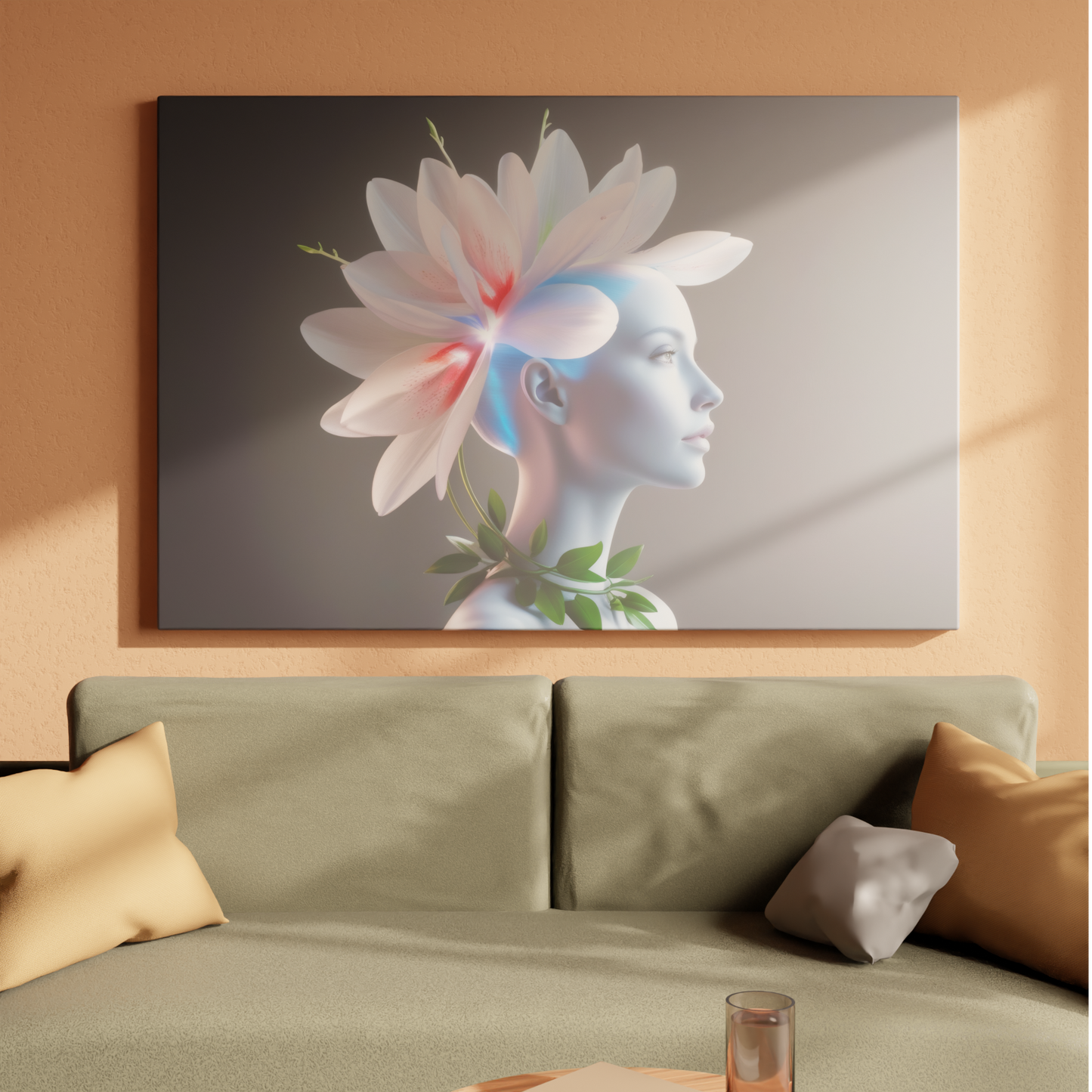 Ethereal Blossom: Portrait of Grace