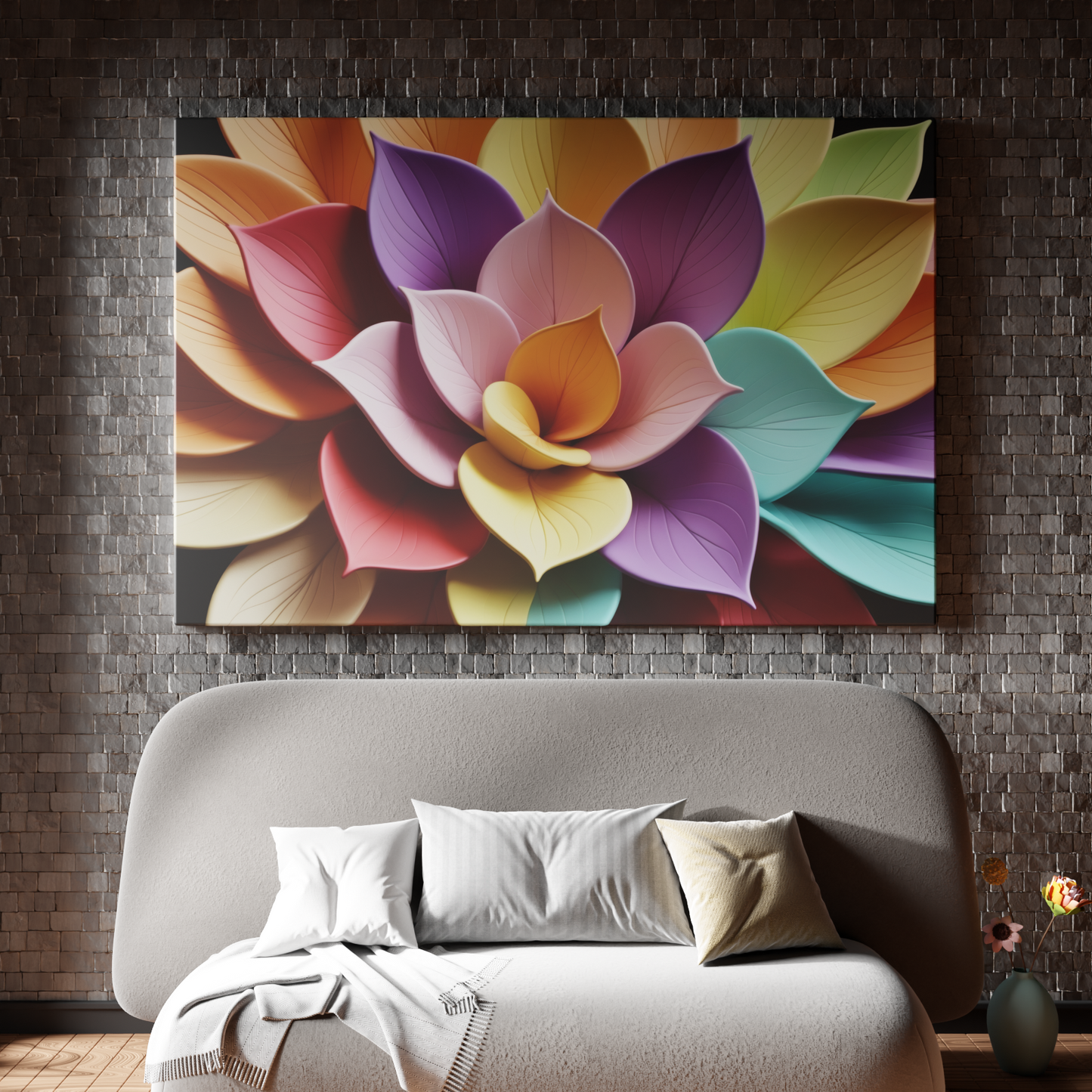 Flutter of Colorful Petals