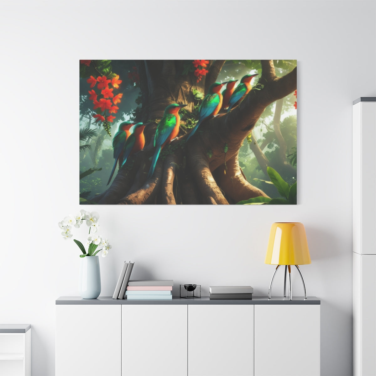 Vibrant Gathering in the Canopy