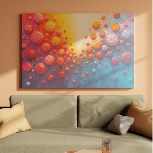 Celestial Orbs in Vibrant Harmony