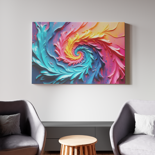 Vibrant Swirl of Colors