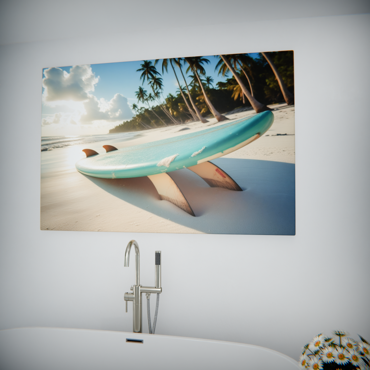 Surfboard Serenity at Dawn
