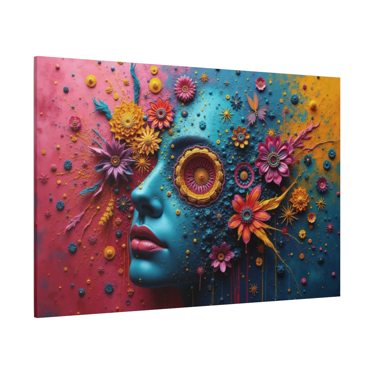 Floral Fantasy: A Fusion of Color and Imagination