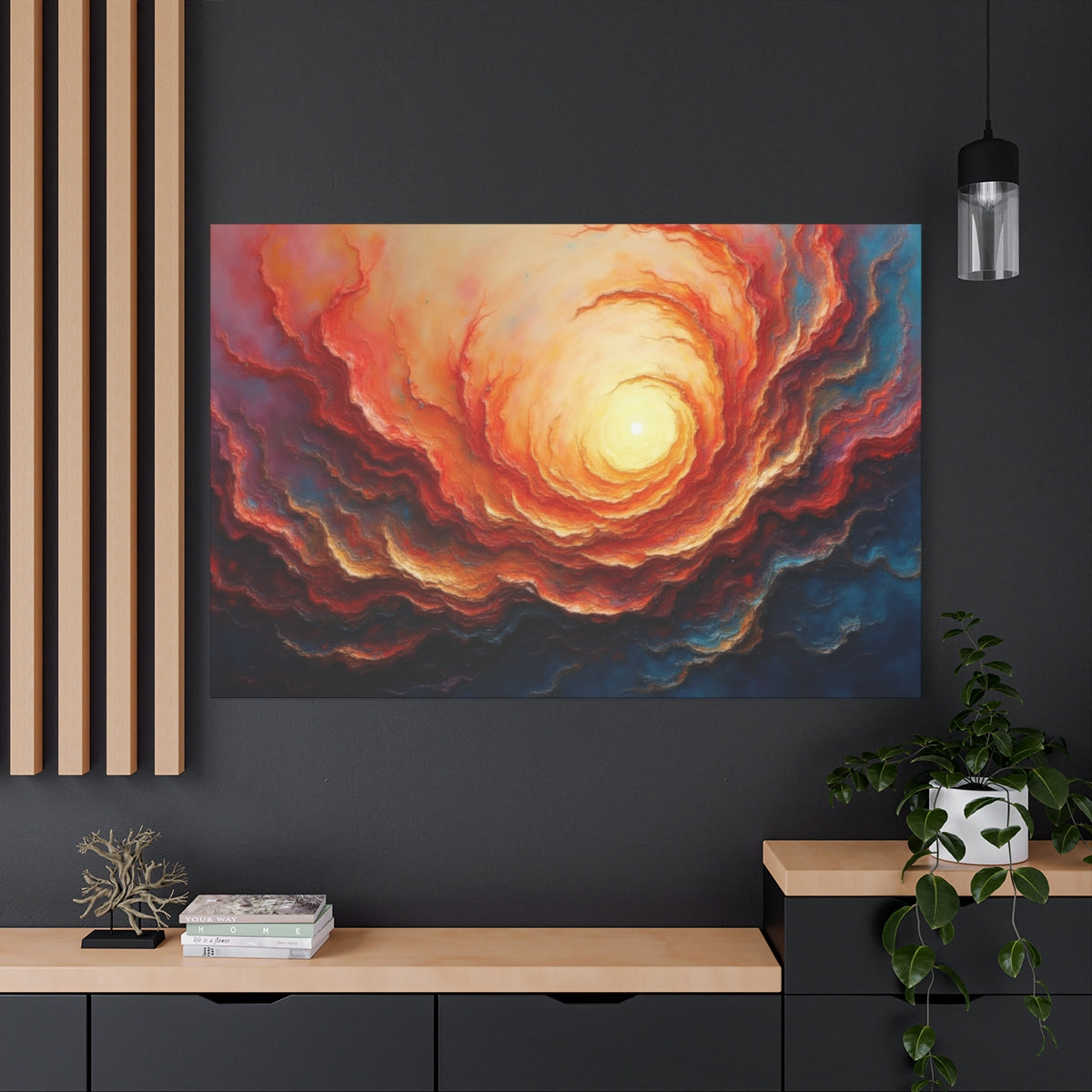 Celestial Swirls of Dawn