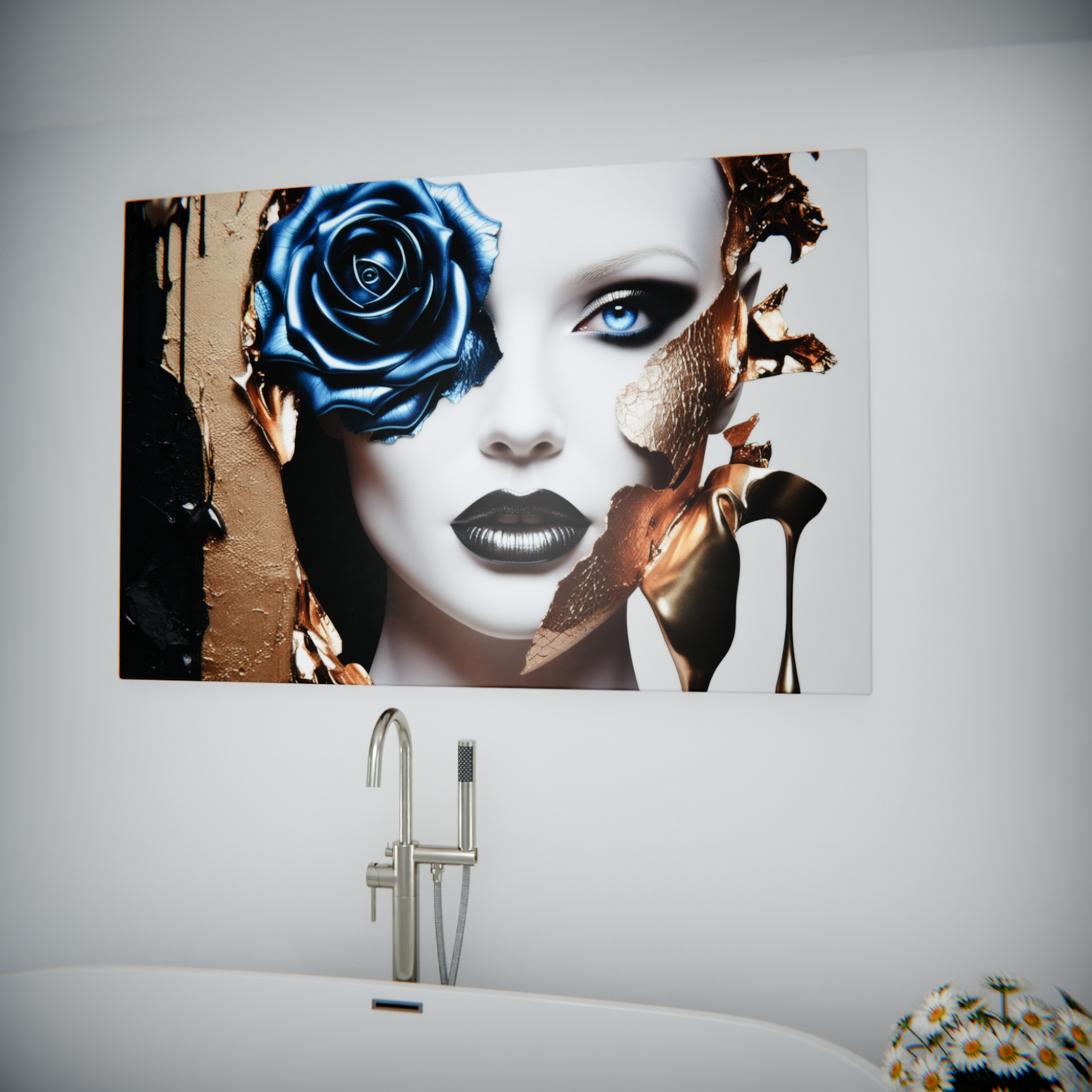 Elegance in Metallic Blooms