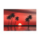 Crimson Sunset Oasis