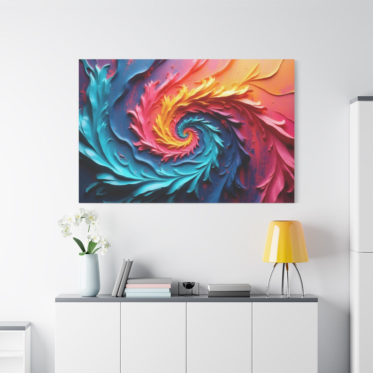 Vibrant Swirl of Colors