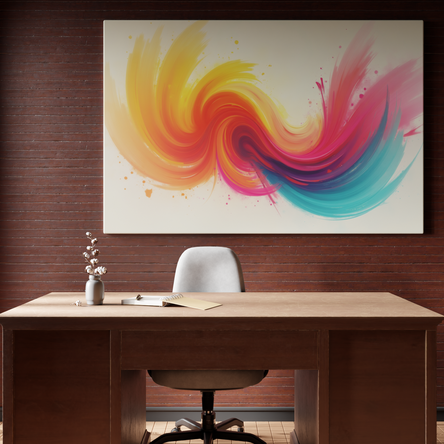 Colorful Vortex of Energy