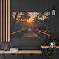 Sunset Serenity Over the Jungle Bridge