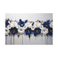Cascade of Elegance: Blue and White Floral Symphony