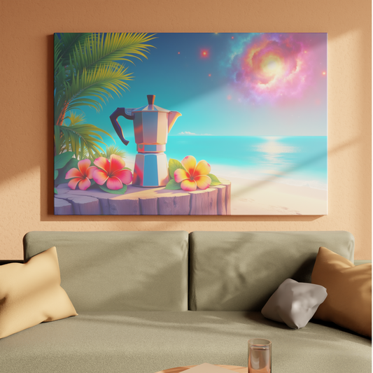 Celestial Coffee by the Sea