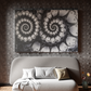 Mystic Spirals in Monochrome