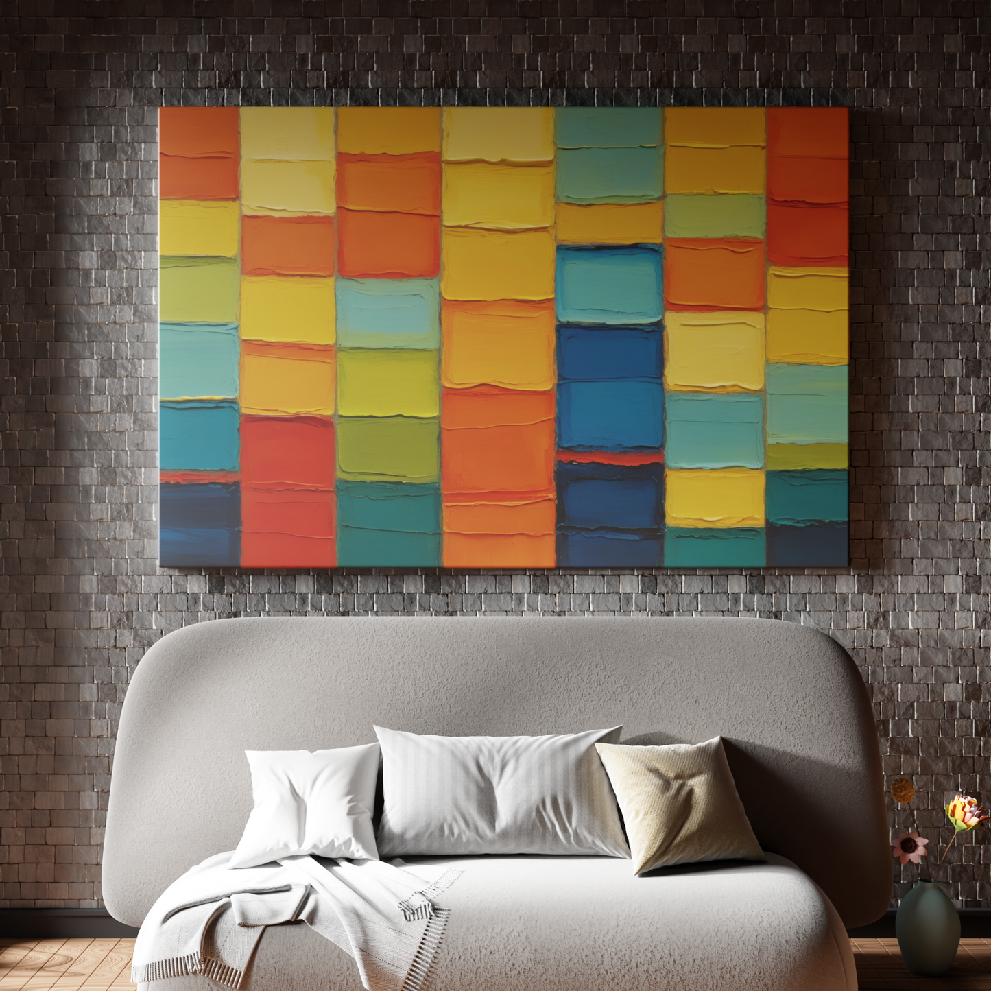 Vibrant Mosaic Symphony