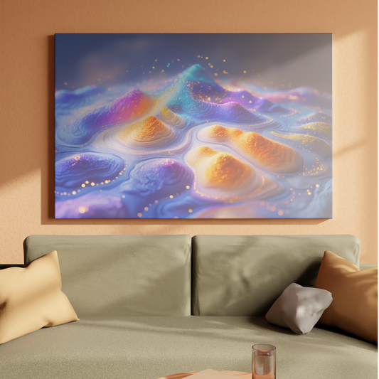 Galactic Terrains: A Cosmic Canvas