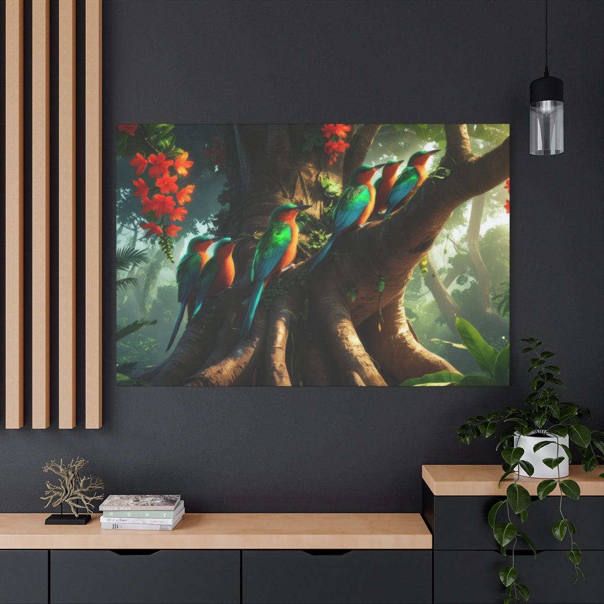 Vibrant Gathering in the Canopy
